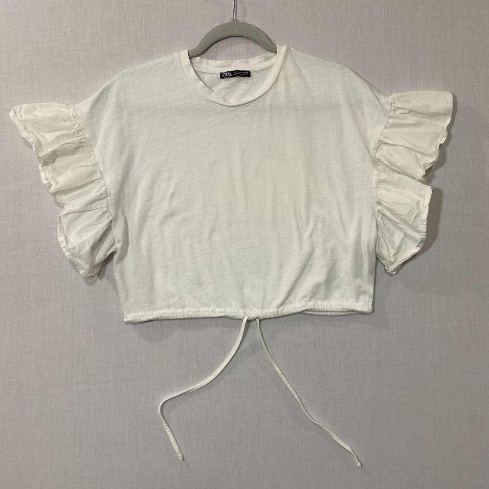 Zara White Blouse for Women - Size Small